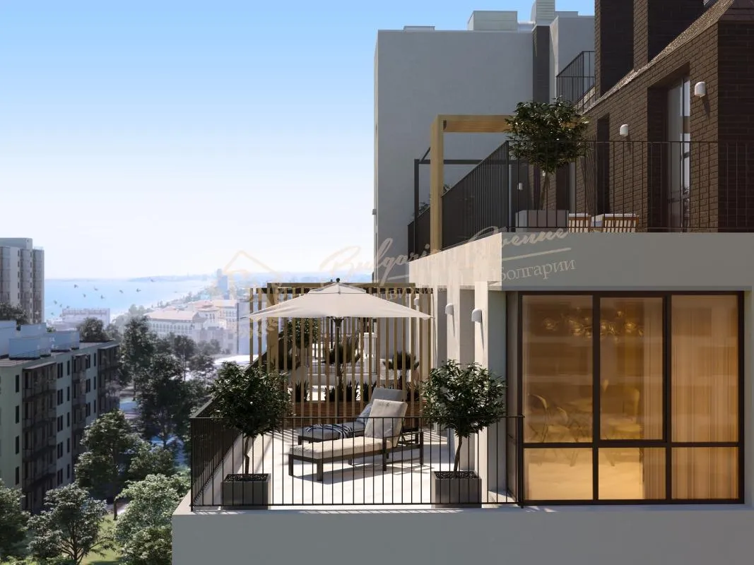 Прекрасная квартира в Варне от застройщика с видом на море