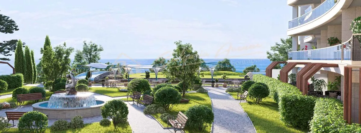 Квартира студия с панорамным видом на море вблизи курорта Святой Константин и Елена