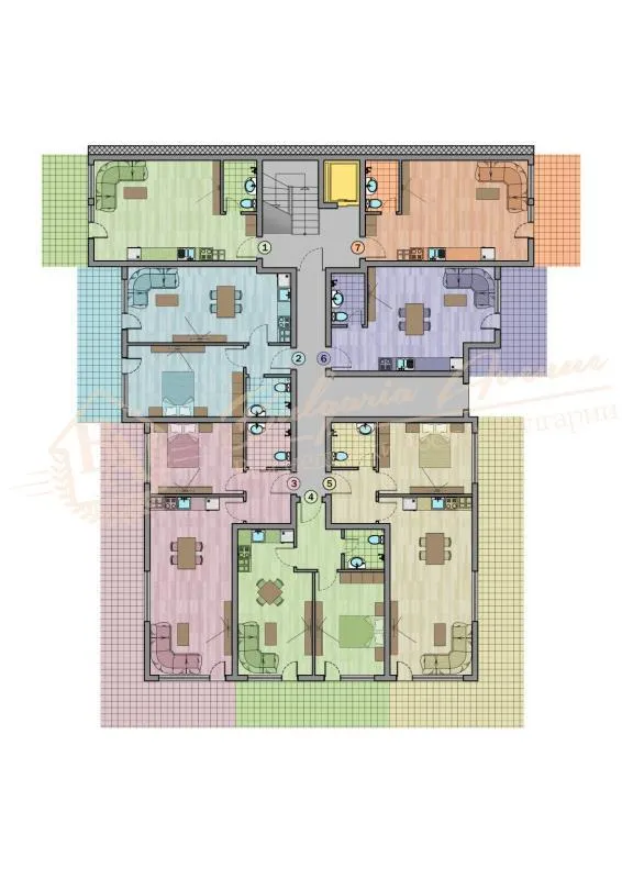 Однокомнатная квартира от застройщика рядом с приморским парком, квартал Бриз в Варне