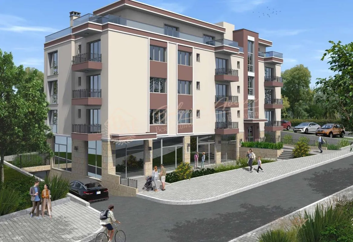 Апартамент с 1 спальней от застройщика в квартале Пчелина, Варна