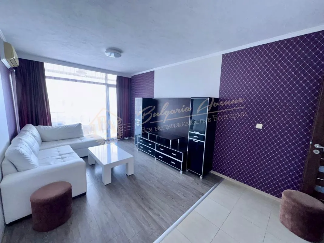 Просторный 3-комнатный апартамент с видом на море в комплексе Gallery, Солнечный берег