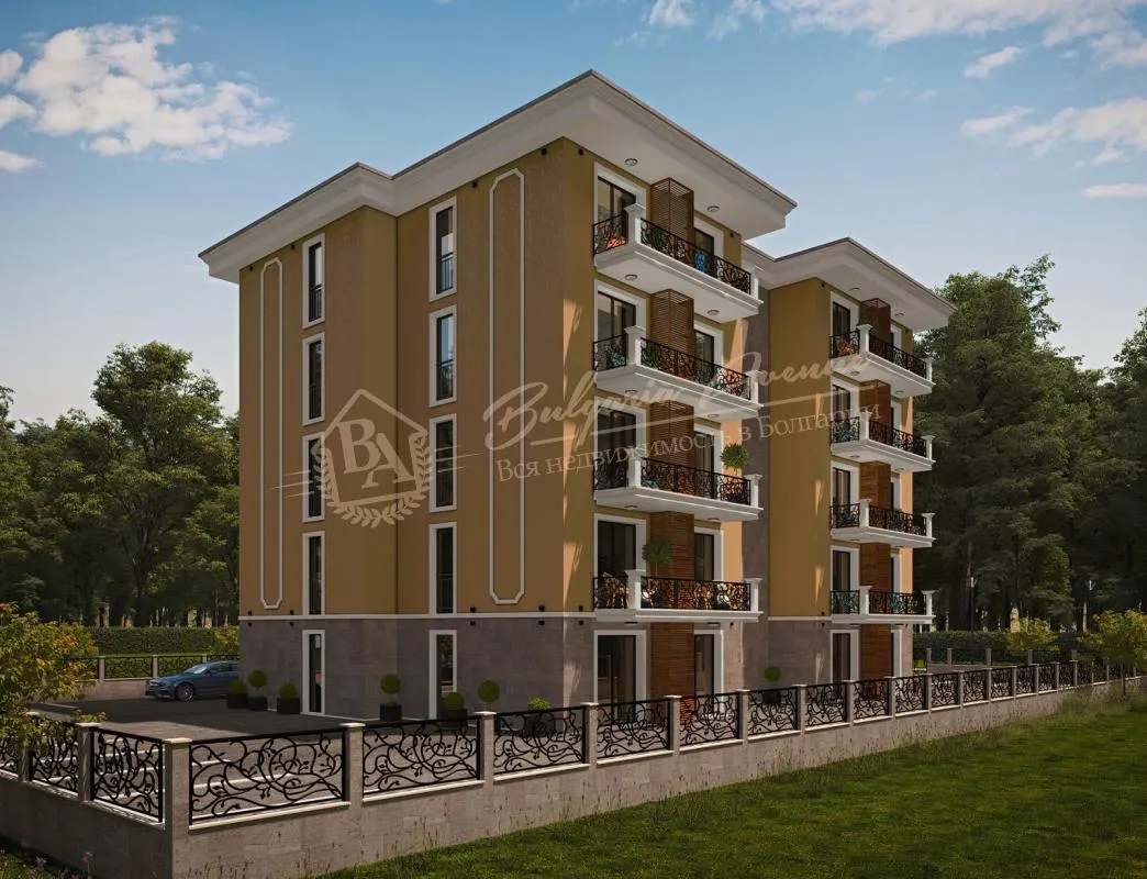 Квартиры от застройщика в новом жилом доме в тихом центре курорта Солнечный берег