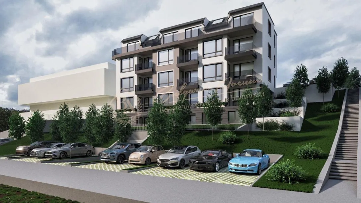 Новый двухкомнатный апартамент на этапе строительства в городе Варна. Панорамный вид на море!