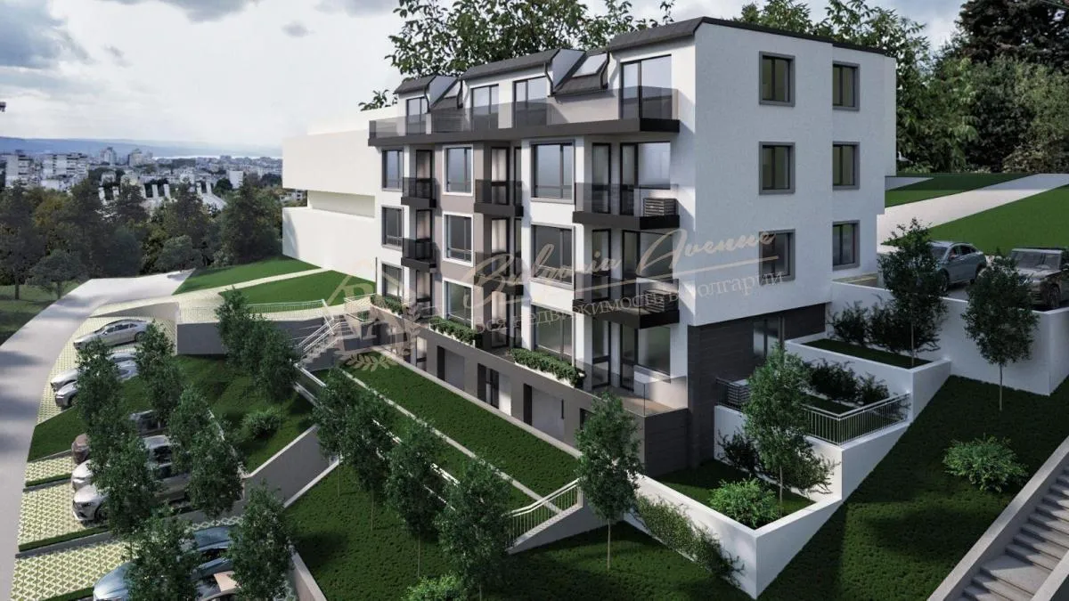 Новый двухкомнатный апартамент на этапе строительства в городе Варна. Панорамный вид на море!