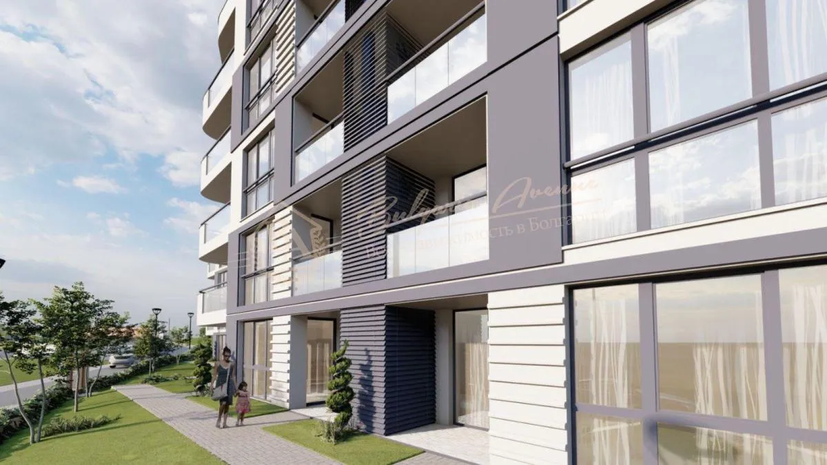 Студия на этапе строительства в новом жилом комплексе в квартале Винница города Варна, Болгария