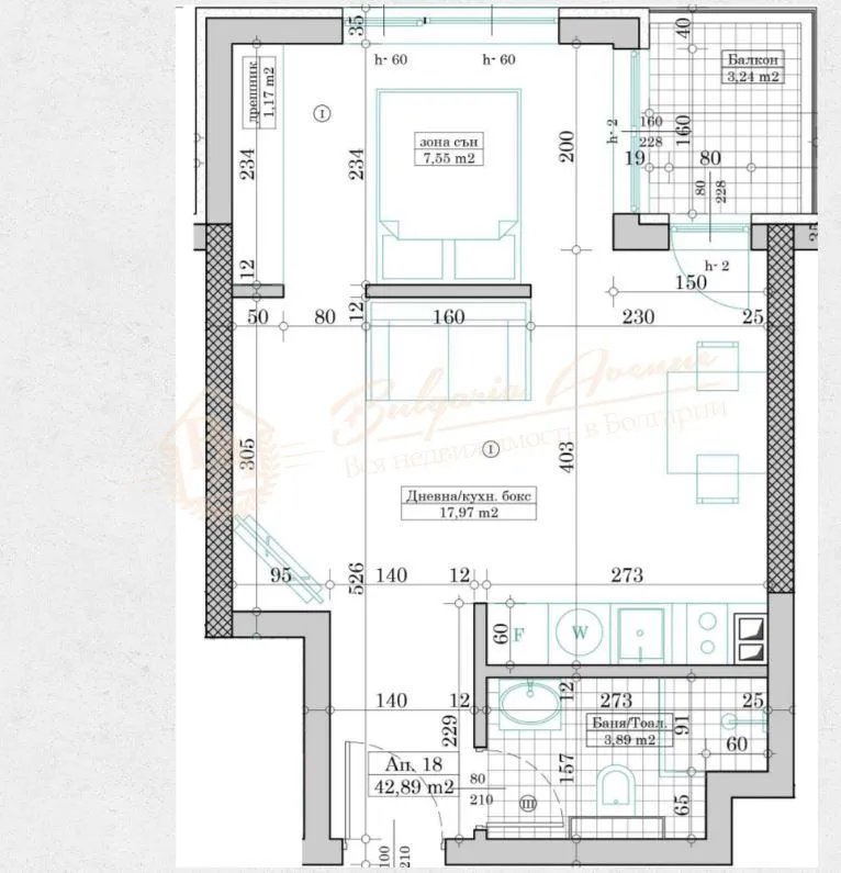 Продажа квартиры на этапе строительства в новом жилом доме в городе Варна