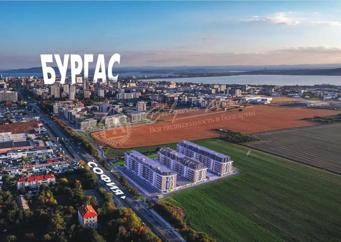 Апартамент с 1 спальней в новом жк в Бургасе - рассрочка
