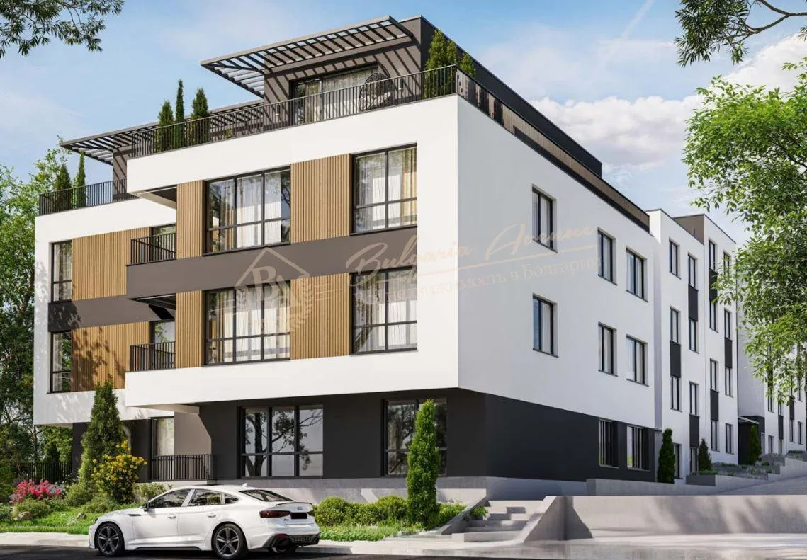 Двухкомнатная квартира в новом бутикoвом жилом доме с панорамой моря в городе Варна