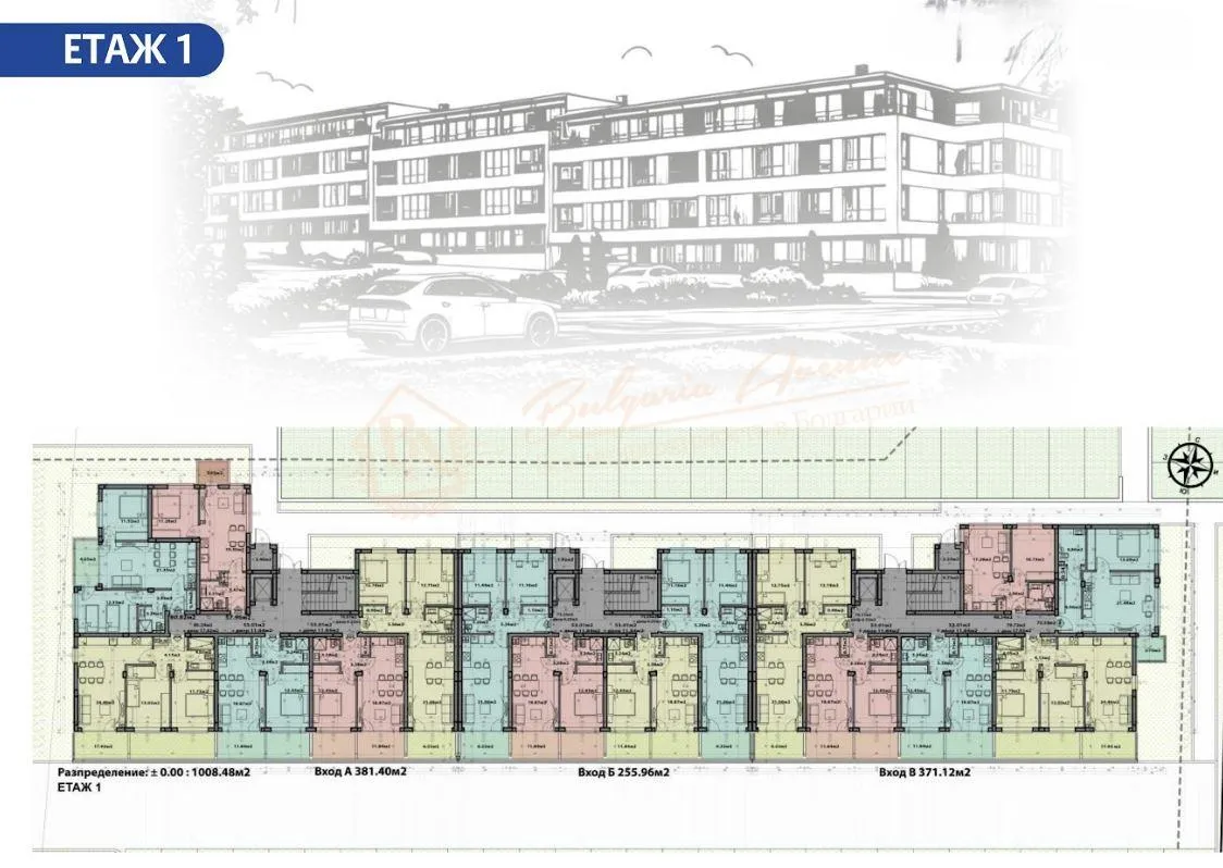 Трехкомнатная квартира в новом бутикoвом жилом доме с панорамой моря в г. Варна. Гибкие схемы оплаты, рассрочка!