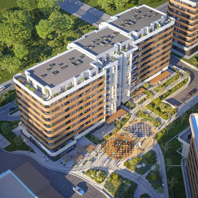 Студия в новом жк с полной инфраструктурой в современном жилом квартале в Бургасе