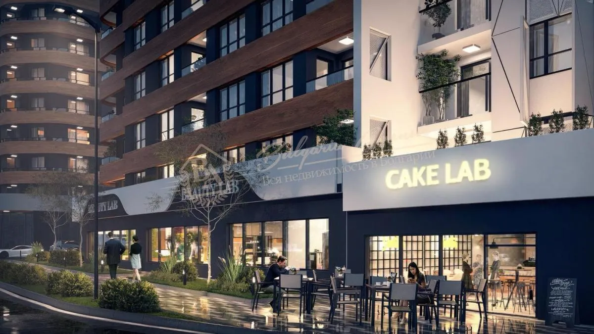 Студия в новом жк с полной инфраструктурой в современном жилом квартале в Бургасе