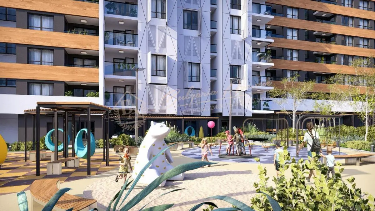 Двухкомнатная квартира в новом городском жк с полной инфраструктурой в Бургасе - продажа