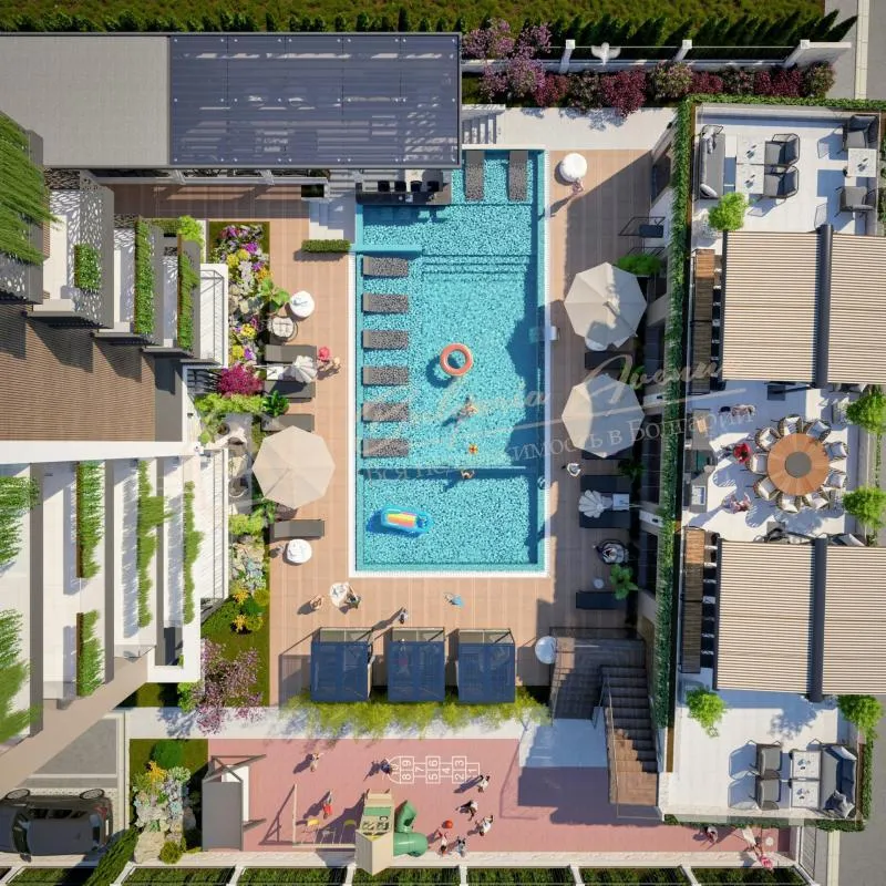 Новый апартамент с одной спальней в одном из лучших комплексов Солнечого берега