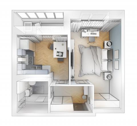 Типы квартир в Болгарии: апартаменты, студия, мезонет, ателье